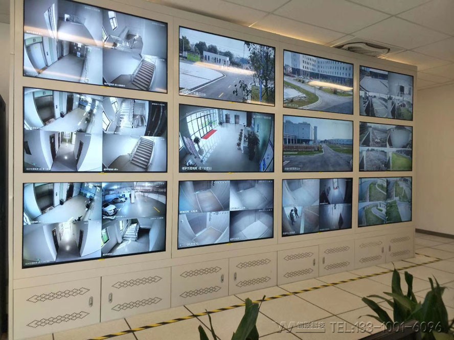 梧州高清视频监控拼接屏安装